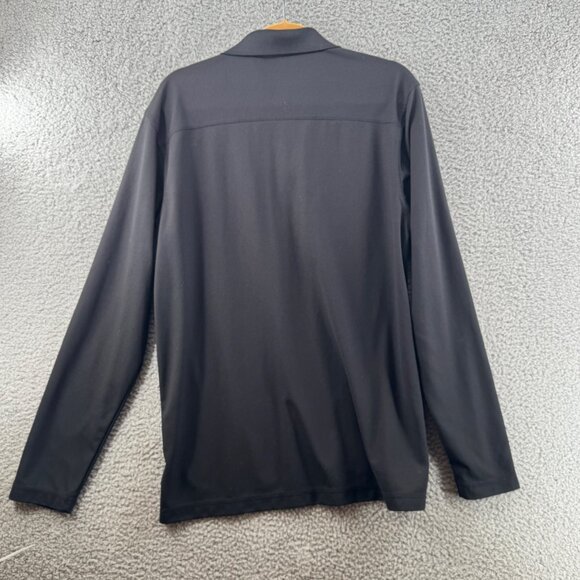 Ogio Mens Black Long Sleeve Polo Shirt Size Large - Picture 2 of 7